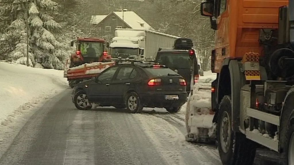 Silnice kolem Harrachova