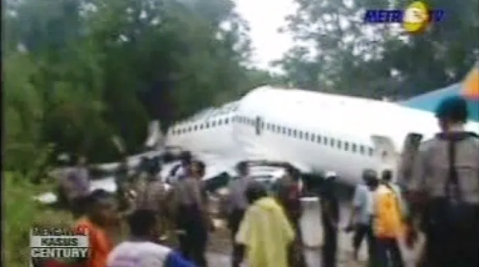 Havárie indonéského letadla