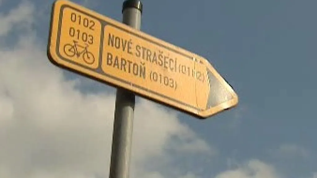 Značka na cyklotrase