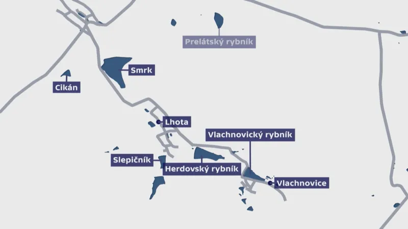 Rybníky, o které vede církev spor