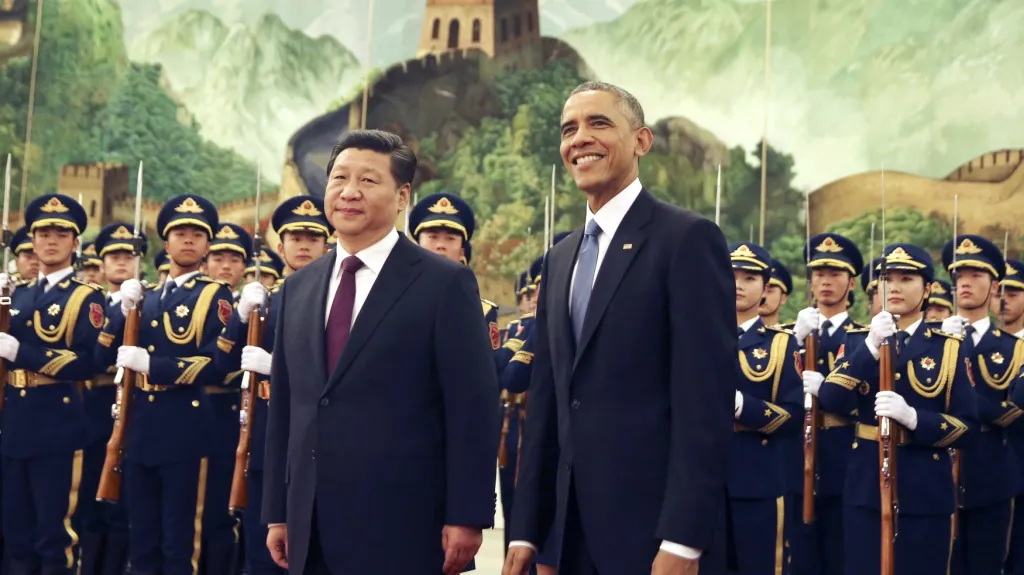 Americký prezident v Pekingu
