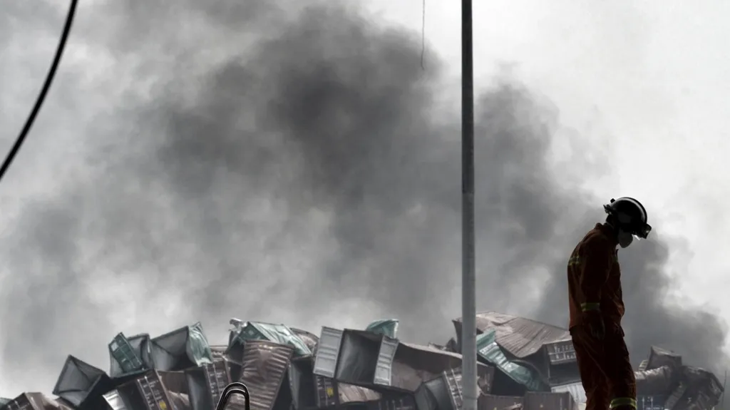 Další exploze v čínském přístavu Tchien-ťin