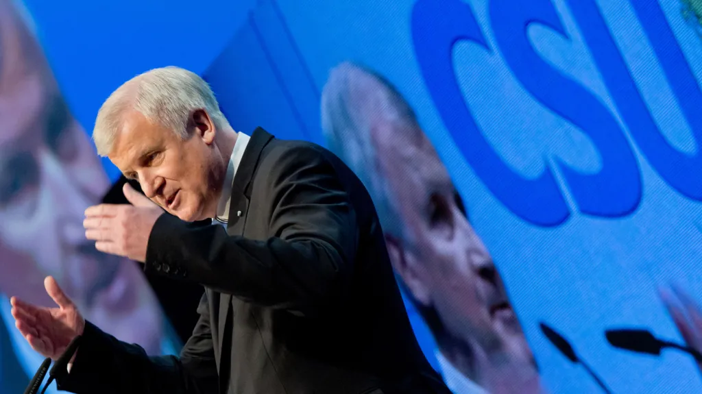 Předseda CSU Horst Seehofer
