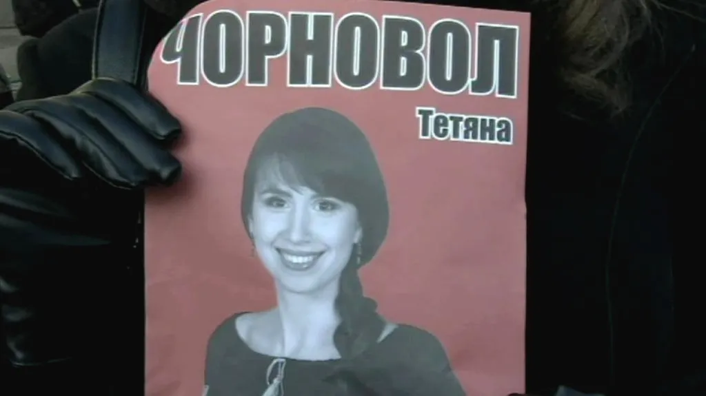 Ukrajinci demonstrovali na podporu napadené novinářky