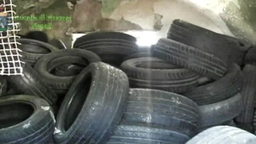 Skládka odpadu v Pozzuoli