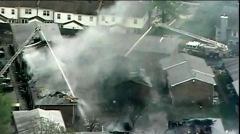 Nehoda vojenského letounu v USA