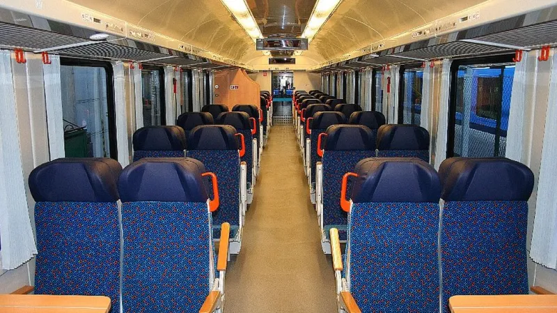 Vnitřní uspořádání renovovaných vagónů