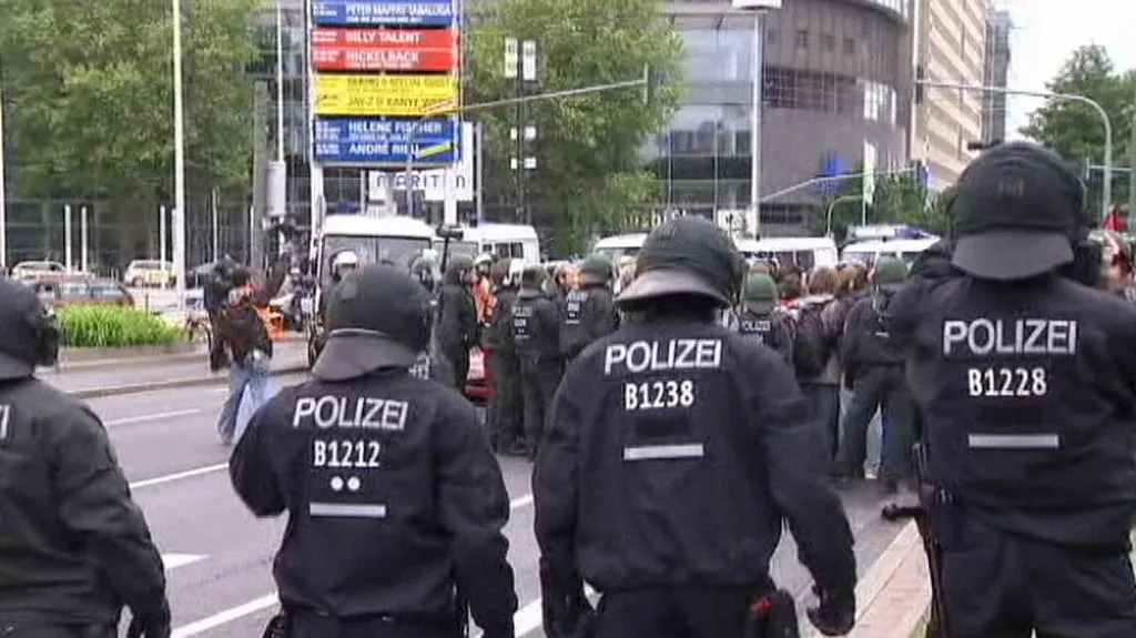 Protesty ve Frankfurtu