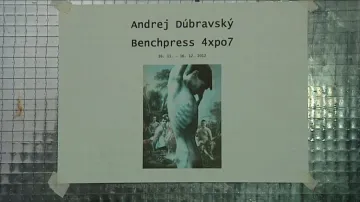 Andrej Dúbravský vystavující