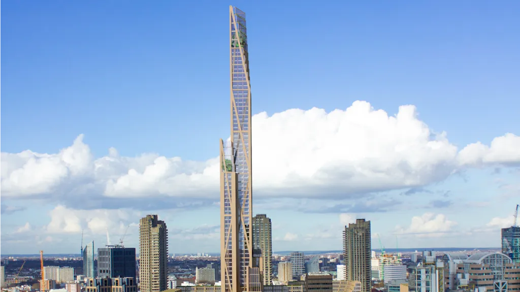 Oakwood tower – „dubový mrakodrap“ – by mohl vyrůst v Londýně