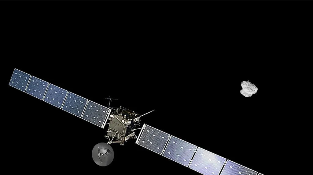 Sonda Rosetta už je u své komety