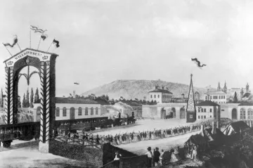 Slavně vítala Praha před 170 lety první vlak