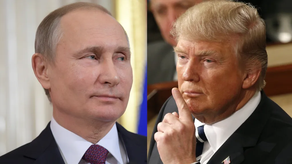 Vladimir Putin a Donald Trump