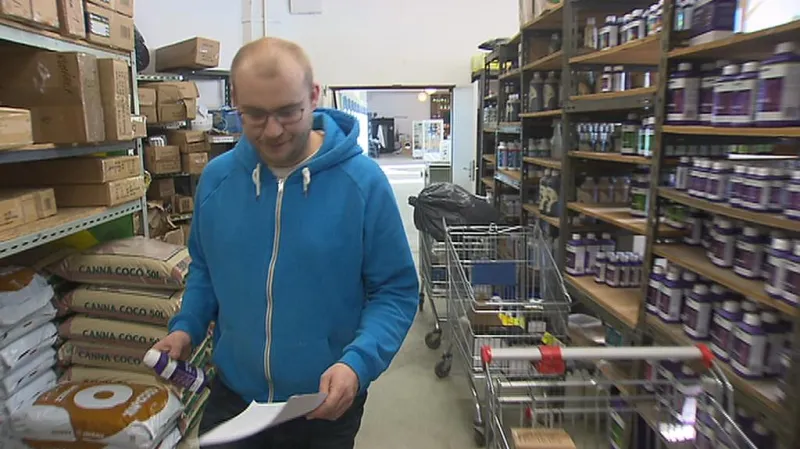 Growshop Michala Otipky (archivní foto)