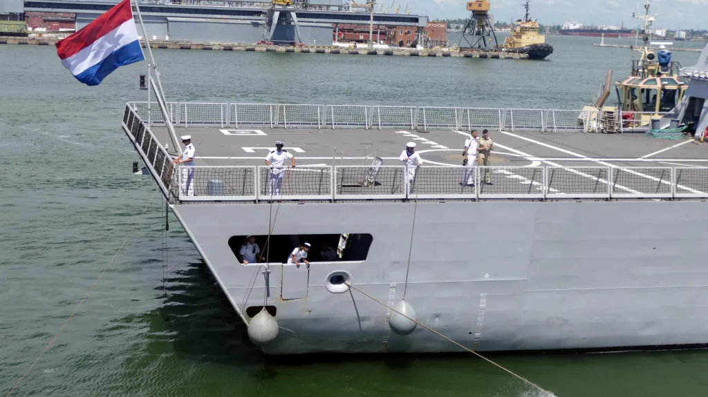 Nizozemská loď v ukrajinské Oděse