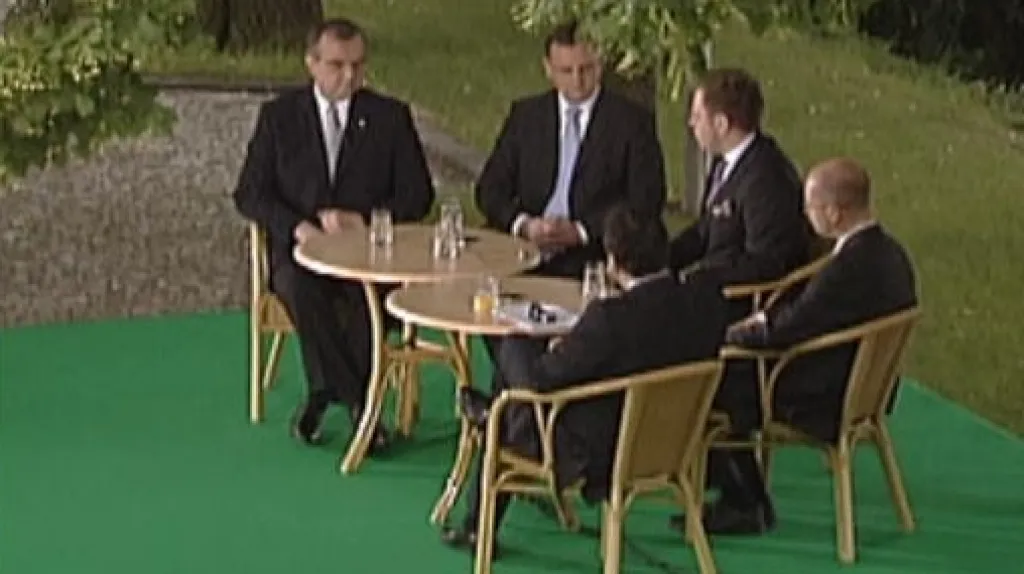 Političtí lídři v Kramářově vile