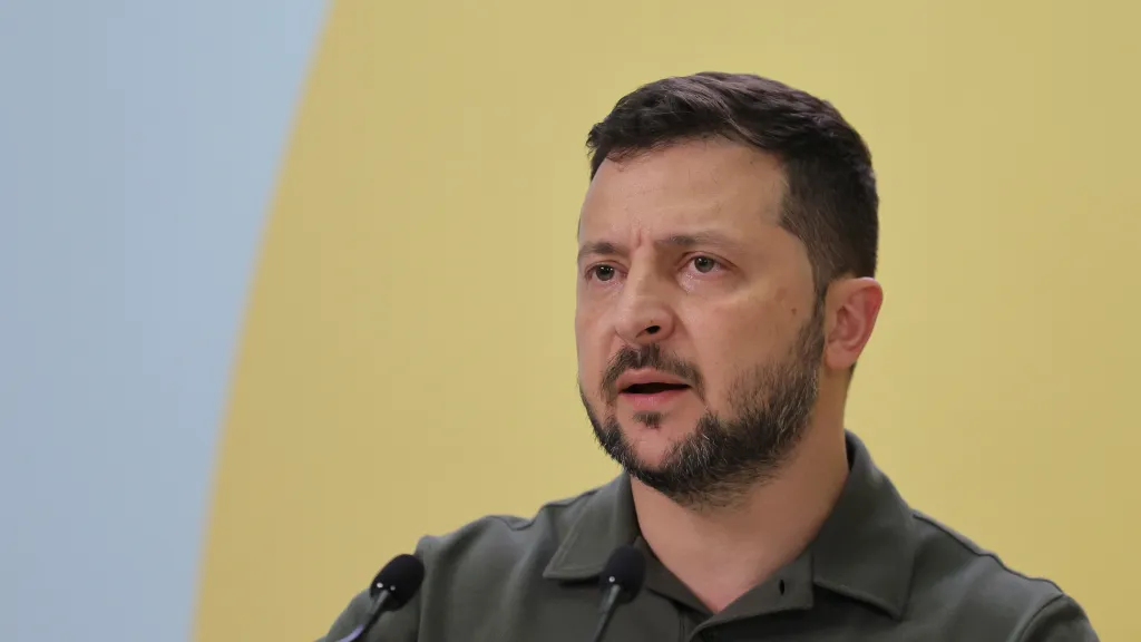 Ukrajinský prezident Volodymyr Zelenskyj