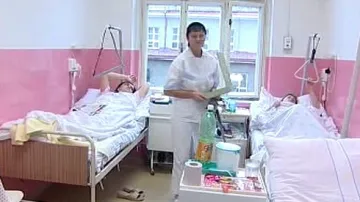 Nemocniční pokoj v broumovské nemocnici