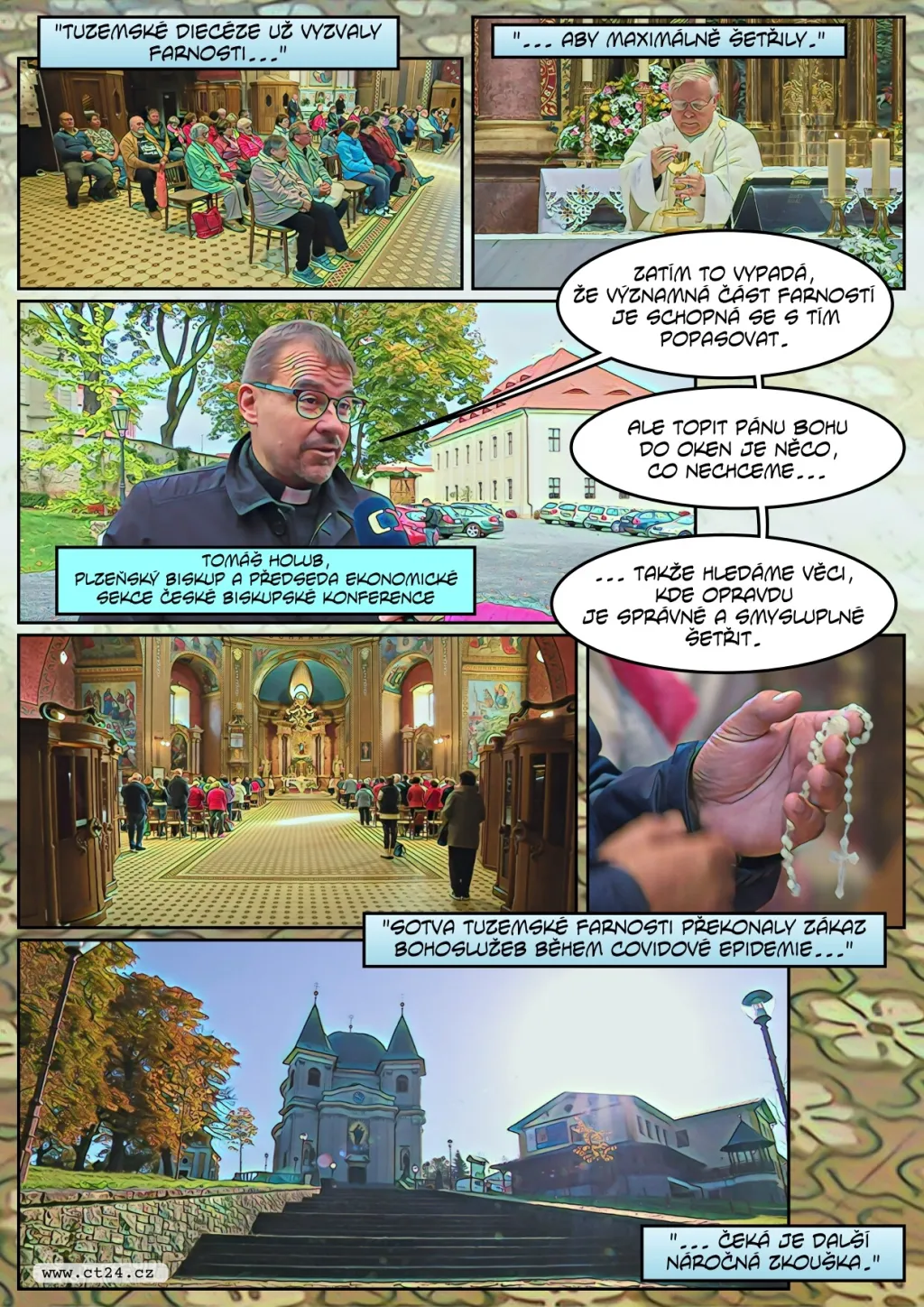 Kostely šetří, snaží se méně svítit i topit