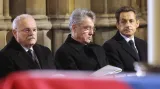 Ivan Gasparovič, Heinz Fischer a Nicolas Sarkozy