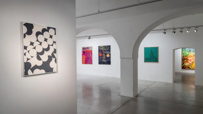 Z výstavy 15 lounských výtvarníků