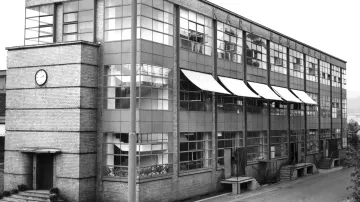 Gropius se již před založením Bauhausu intenzivně zabýval industrializací stavebnictví. Jedna z jeho prvních realizací byla továrna na kopyta Faguswerk v Alfeldu nedaleko Hannoveru (1911–1916). V historii architektury je vnímána jako první důsledně moderní stavba.