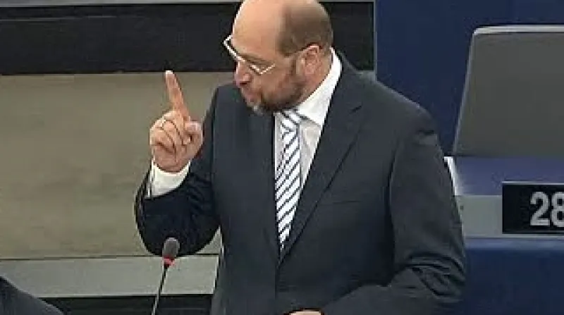 Německý europoslanec Martin Schulz kritizuje Topolánka za jeho slova na adresu USA.