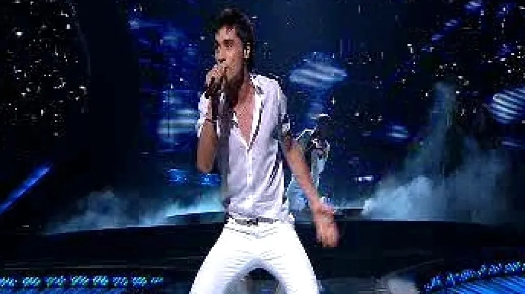Vítěz Eurosongu ruský zpěvák Dima Bilan