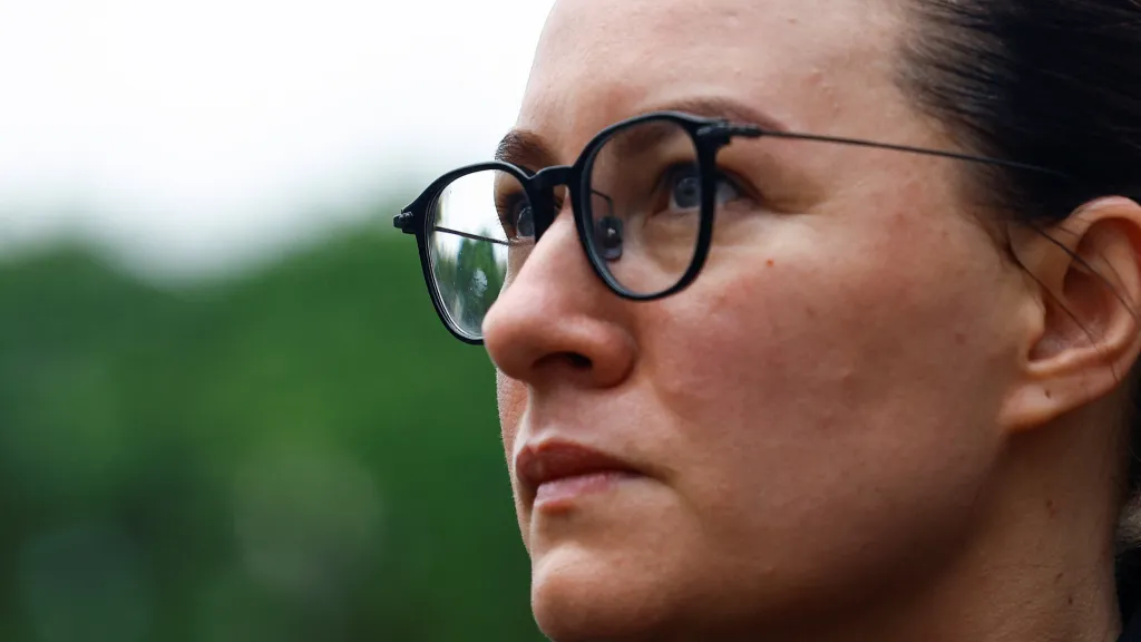 Ukrajinská premiérka Julija Svyrydenková