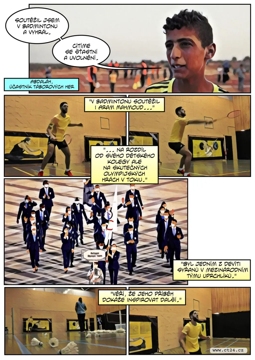 V rozbombardovaném syrském Idlíbu si uprchlíci uspořádali vlastní olympiádu
