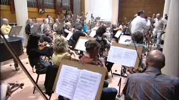Filharmonie Bohuslava Martinů hraje Pink Floyd - záběry z dnešní zkoušky