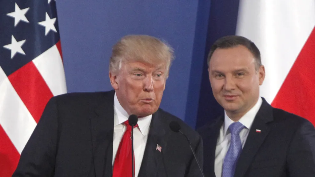 Donald Trump a Andrzej Duda