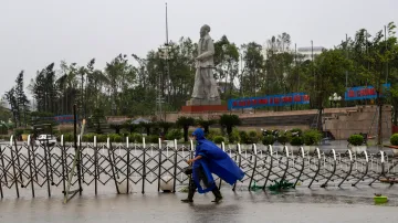 Zaplavená ulice ve Vietnamu