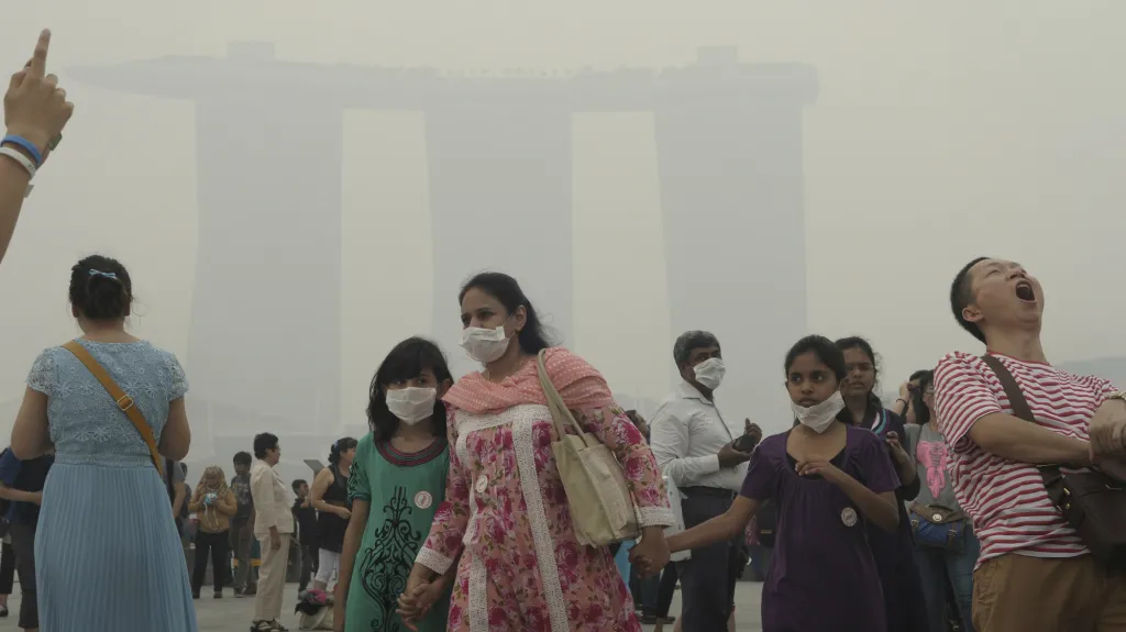 Vypalování lesů způsobilo smogovou pohromu v Singapuru