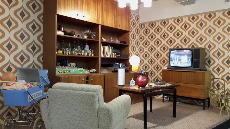 Interiér a expozice Retromusea