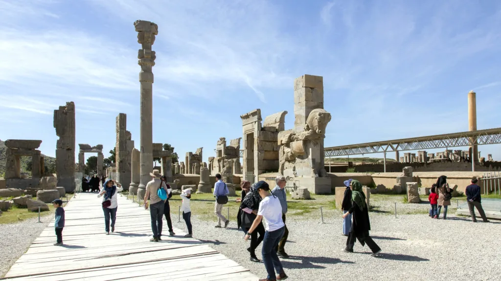 Pozůstatky slavného Persepolis