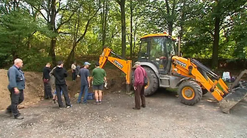 Výkopové práce v Klimkovicích