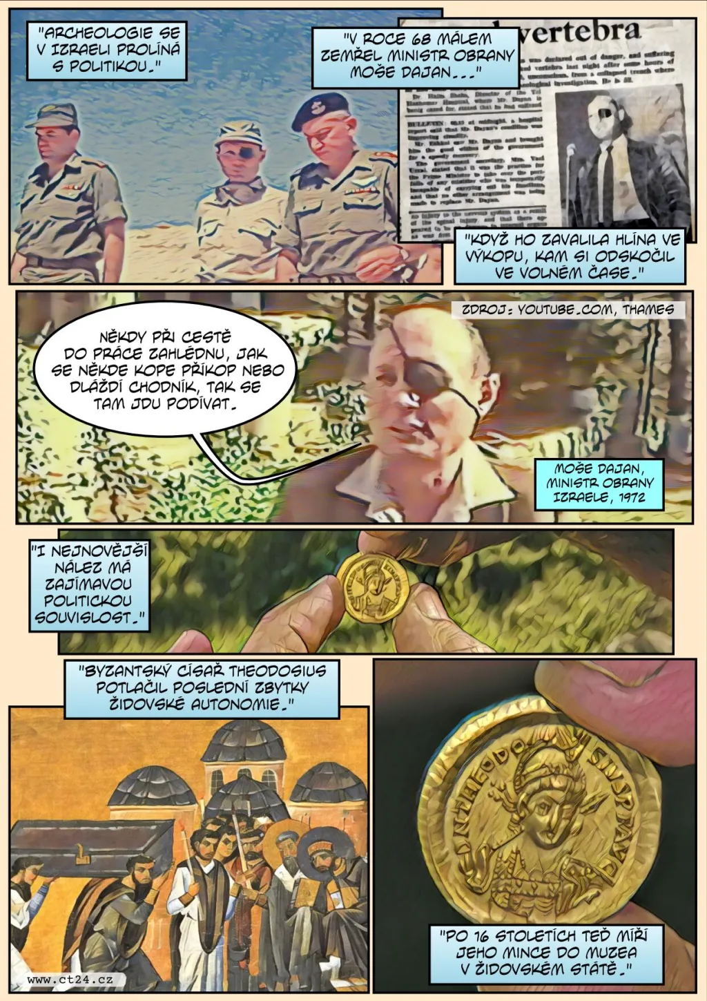 Komiks: Zlatý nález studentů v Izraeli