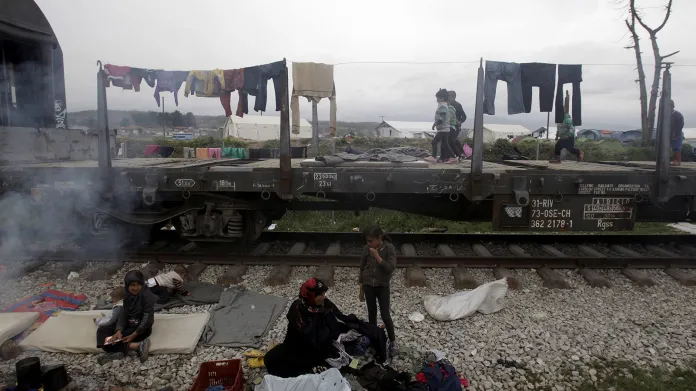 Uprchlický tábor u Idomeni