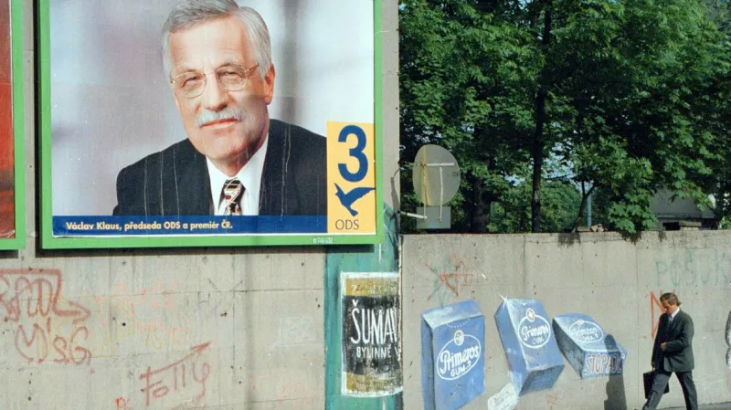 Billboard ODS k volbám v roce 1996