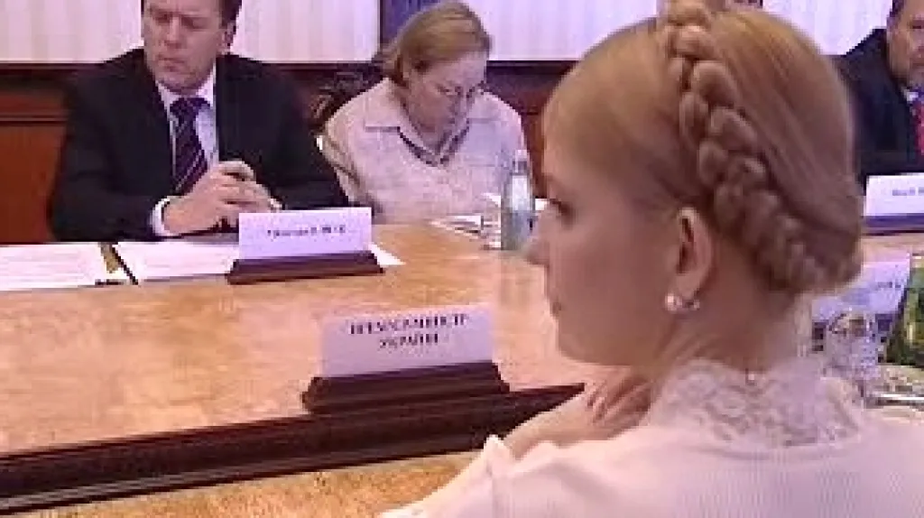 Miloslav Vlček a Julija Tymošenková