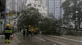 Na Hongkong udeřil tajfun Haima