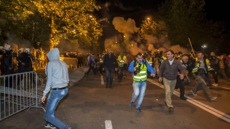 Protesty v Podgorici