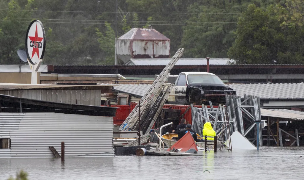 Rozsáhlé záplavy postihly stát Nový Jižní Wales na východě Austrálie