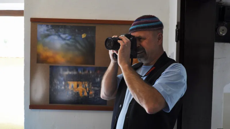 Z vernisáže výstavy Marty Černické