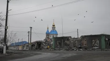 Pokrovsk na snímku z 11. listopadu 2025