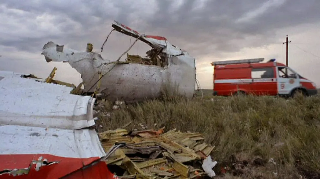 Trosky malajsijského letadla