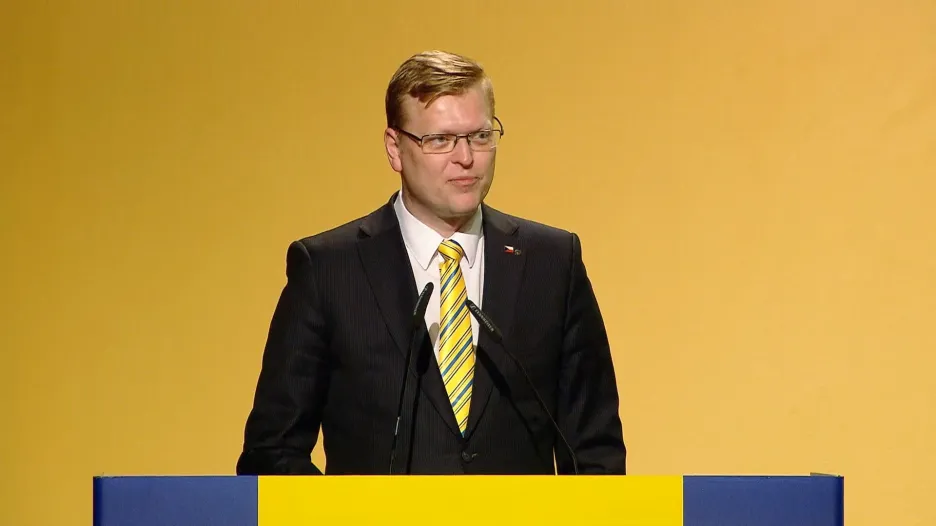 Pavel Bělobrádek na sjezdu