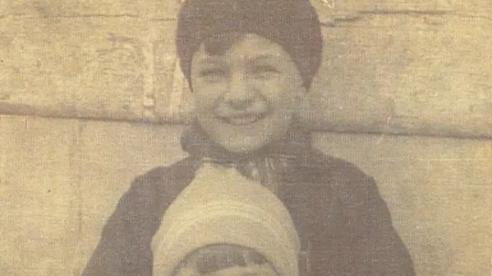 Doris s bratrem před II. světovou válkou