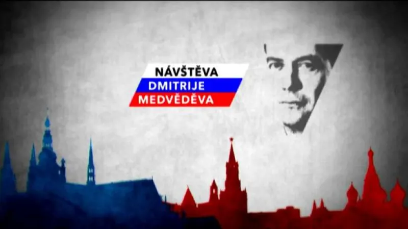 Události o příletu Dmitrije Medvěděva do Prahy